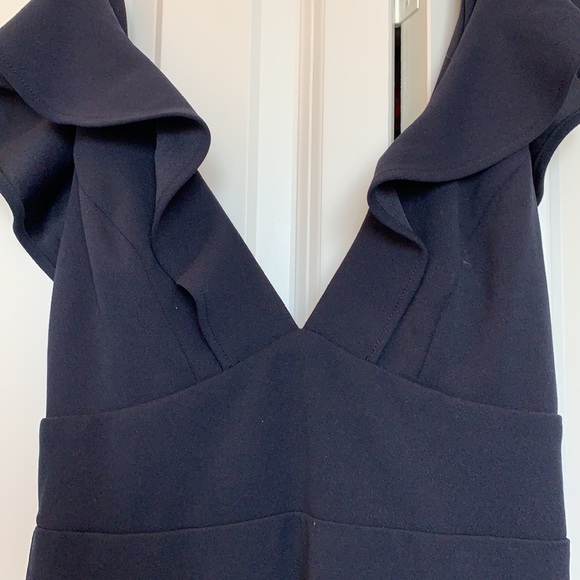 Lulus Navy Blue Long Formal Dress Small Low back - Picture 5 of 9